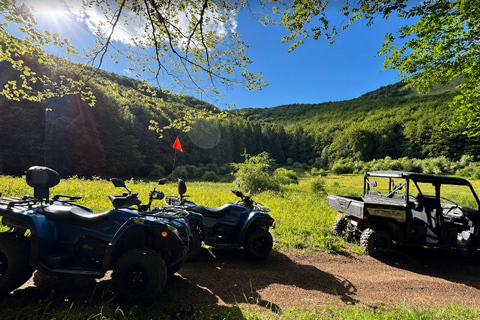 Lake Laceno: Wonderful Guided Quad Tour through Forests and Dirt Trails Lake Laceno: Wonderful guided quad tour through woods and along dirt tracks