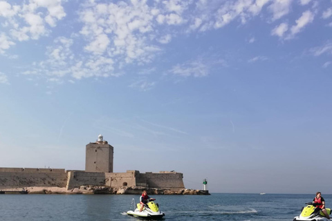 Marseille: Jet ski tours from Châteauneuf-les-Martigues Option 4: 3-hour hike – L'Escapade, Marseille & Côte Bleue