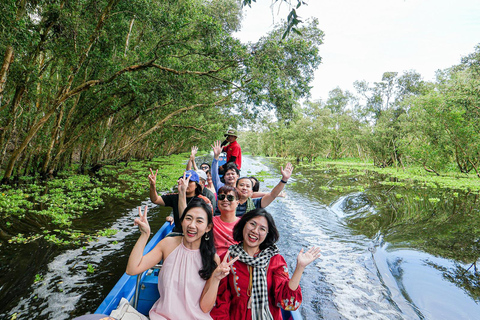 Desde HCM: Salida de 3 días Delta del Mekong - Bosque de Tra Su Phnom PenhDesde HCM: 3 Días Delta del Mekong - Salida Bosque Tra Su Phnom Penh