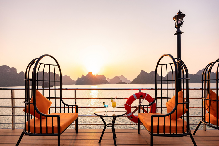From Hanoi: Halong Bay Day Cruise with Kayak, Cave & Swim Halong Bay Day Cruise from Halong Port (No Transfer)