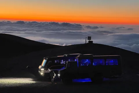 Etna North 2900mt Solnedgång: Toppområdet & 2002 års kratrar