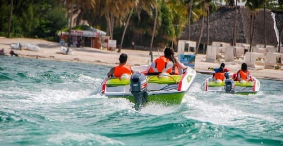Punta Cana: Double Speedboat Ride with Snorkeling