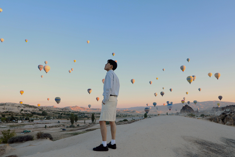 Visite de la zone photo de la Cappadoce en montgolfière