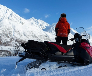 Alpes Lyngen: safári de moto de neve na selva ártica