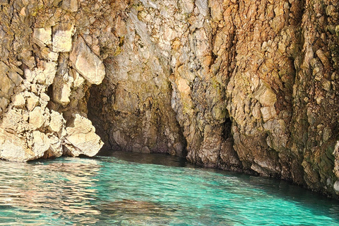 Speed Boat Tour to Blue Cave, Lady of Rocks and Mamula