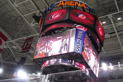 Carolina Hurricanes Ice Hockey Game at Lenovo Center Lower Goal