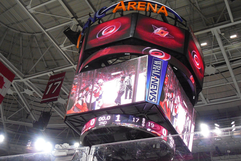Carolina Hurricanes Ice Hockey Game at Lenovo Center Lower Goal