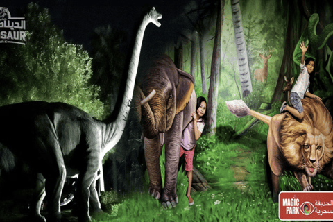 Dubai: Dubai Garden Glow - Dinosaur Park and Fantasy Park Dubai Garden Glow - Dinosaur Park and Fantasy Park