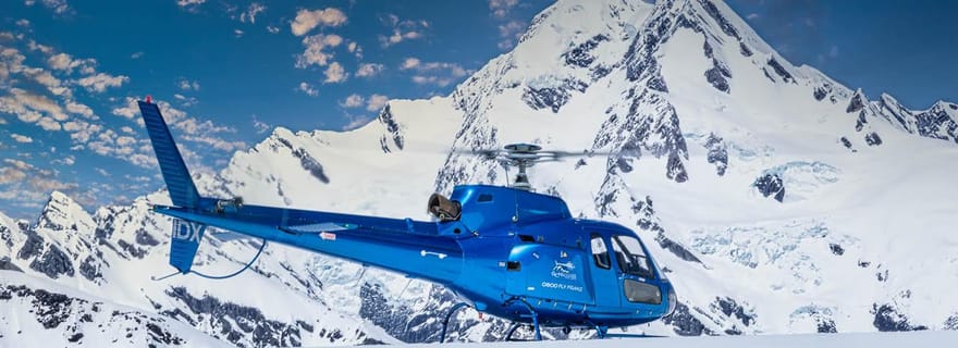 Franz Josef : vol en hélicoptère de 35 minutes au-dessus de deux glaciers