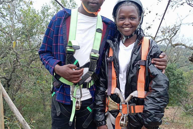 Ngong hills:, hiking and zip lining with Brian in Nairobi