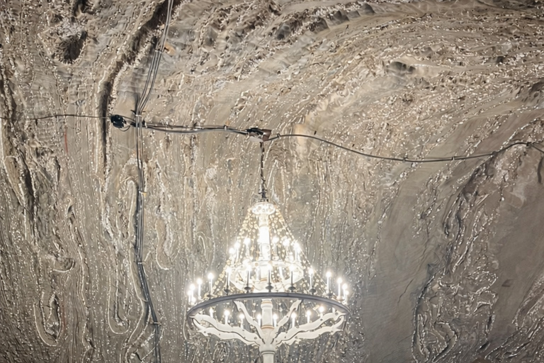 Krakow: Bochnia Salt Mine Tour, Underground Cruise & Pickup German tour from meeting point