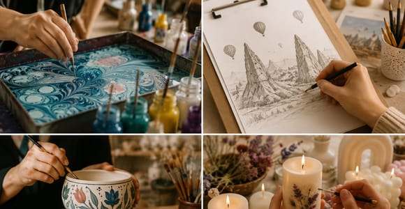 Cappadocia: Art Workshop w/Ebru, Ceramics, and Candle Making