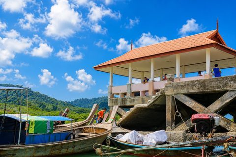 Ao Nang: 7 Islands Sunset Tour with Dinner & Snorkeling