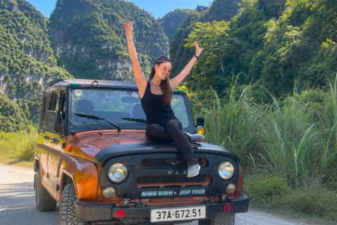 Ninh Binh Jeep Tour: Van Long, Bear Sanctuary & Waterfall - Image 3