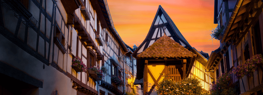 Eguisheim : entrez dans la ronde légendaire. Visite à pied avec un guide