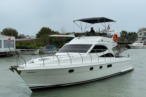 Belek: Luxury Private Yacht Trip with Duden Waterfall Option 5-Hour Luxury Duden Waterfall Yacht Experience