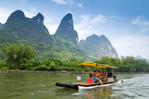 From Guilin/Yangshuo: Private Li River Cruise & Cycling Tour