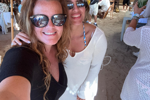 Ibiza: Formentera Boat and Bike Guide Tour +Sunset Party Gold Edition: Formentera Bike & Boat Adventure from Ibiza