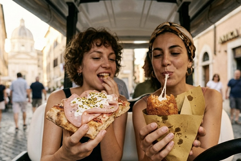 6-Hour Private Golf Cart Grand Tour of Rome with Typical Lunch or Dinner Rome: 6-Hour Private Golf Cart Grand Tour with Typical Lunch or Dinner
