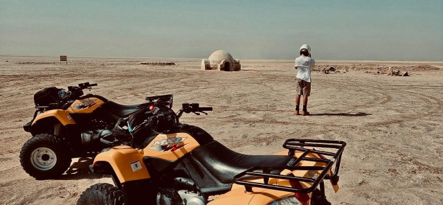 Visit Tozeur Star Wars Film Sites ATV Tour in Saharan Desert in Tozeur
