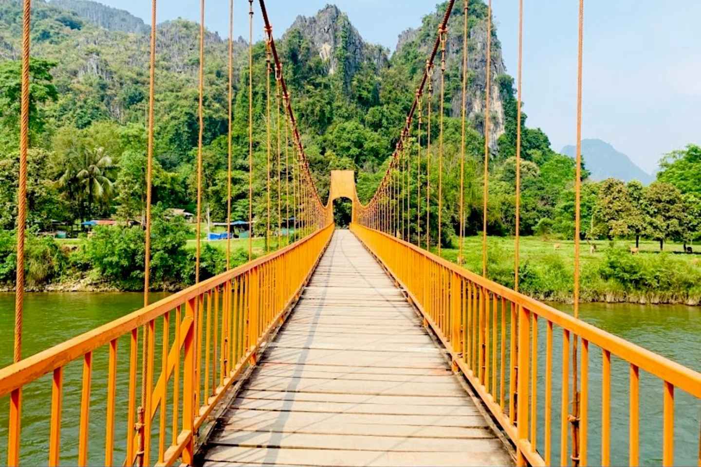 From Vientiane: Vang Vieng Tour with Cave Kayak & Zipline