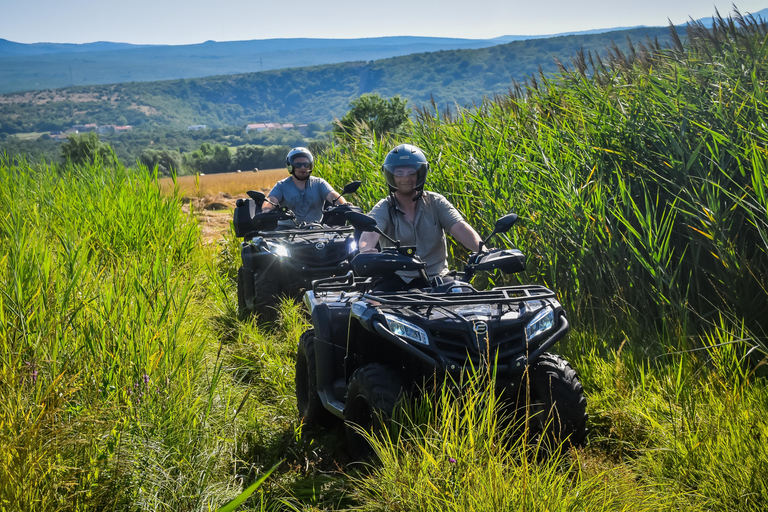 From Split: Cetina Family Quad Tour with Picnic Single Rider