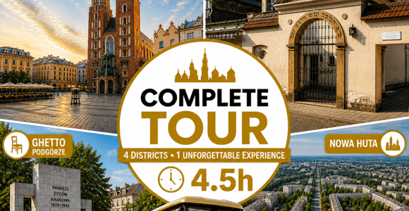 Krakow: Complete City Sightseeing Tour Eco Buggy Golf Cart