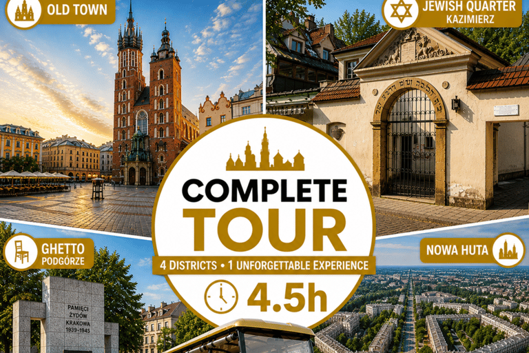 Krakow: Complete City Sightseeing Tour Eco Buggy Golf Cart Complete Krakow Experience | Multiple Times