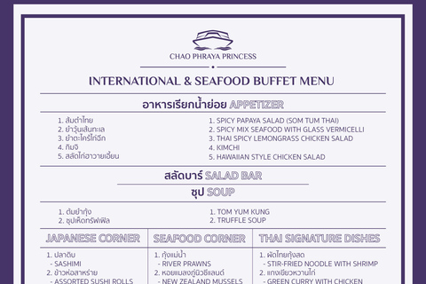 Bangkok: Chao Phraya Princess Dinner Cruise with Live Music ASIATIQUE Pier - Chao Phraya Princess Dinner Cruise