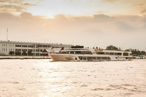 Bangkok: Sawasdee Dinner Cruise & Sunset Cruise + Free Beer Dinner Cruise (17:00~21:00) with Only Buffet