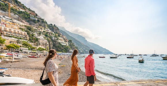Von Sorrent: Geführte Tour nach Positano, Amalfi und Ravello