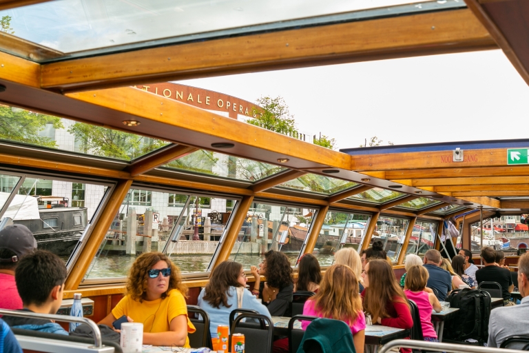 Ámsterdam: crucero por los canales de la ciudadSolo crucero: salida del embarcadero Hard Rock Café