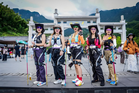 Zhangjiajie : 2 days Exoskeleton Robot EV Car transfer tour