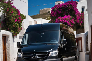 Private Transfer: Mykonos Airport to your hotel with minibus