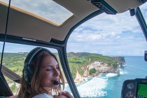 Bali: Helicopter Tour with optional Pickup and Drop-off Canggu Skyline