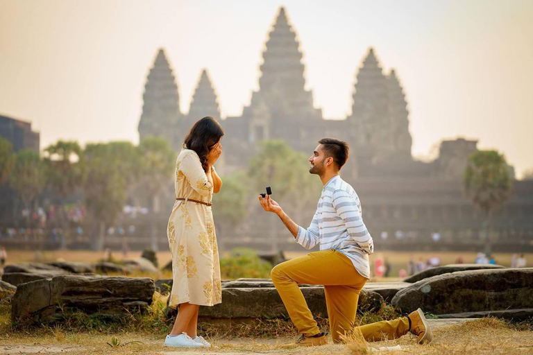 1-dagars liten rundtur: Angkor Wat, Bayon, Ta ProhmEndagsrundtur med engelsktalande chaufför