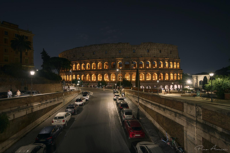 Rome by Night: Enchanting Golf Cart Tour with Wine, Cocktails, and History