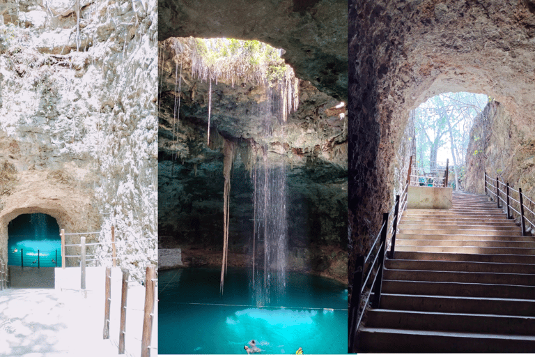 VALLADOLID: RIO LAGARTOS + LAS COLORADAS + CENOTE (SHARED TRIP)