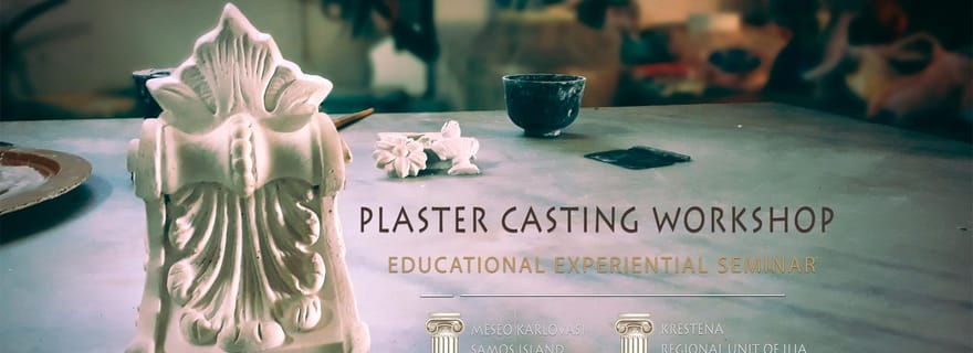 Atelier de moulage en plâtre à Krestena