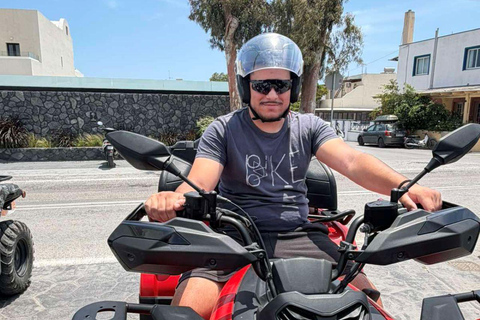Santorini: Guided ATV Tour with Villages, Beaches & Views