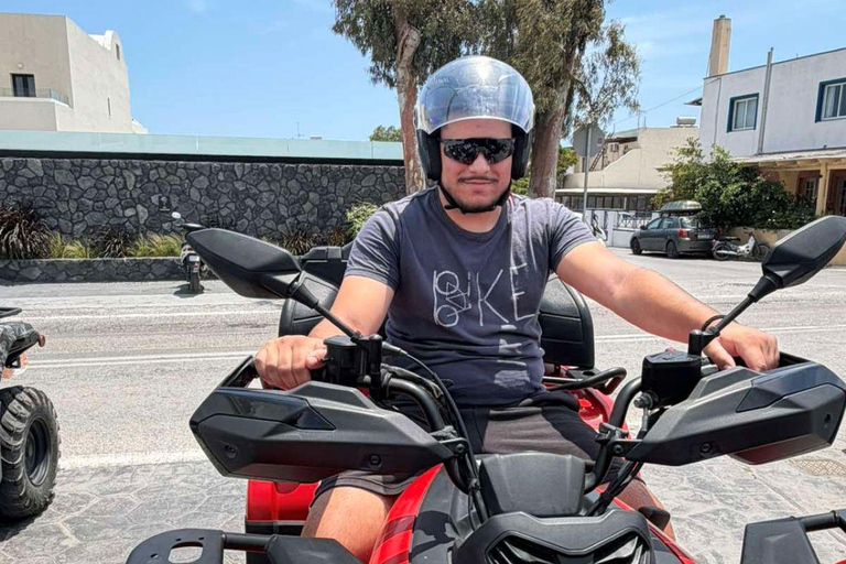 Santorini: Guided ATV Tour with Villages, Beaches & Views