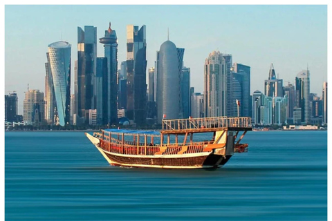 Doha - kväll Dhow-kryssning på kvällen med Box Park, Corniche &amp; Pearl