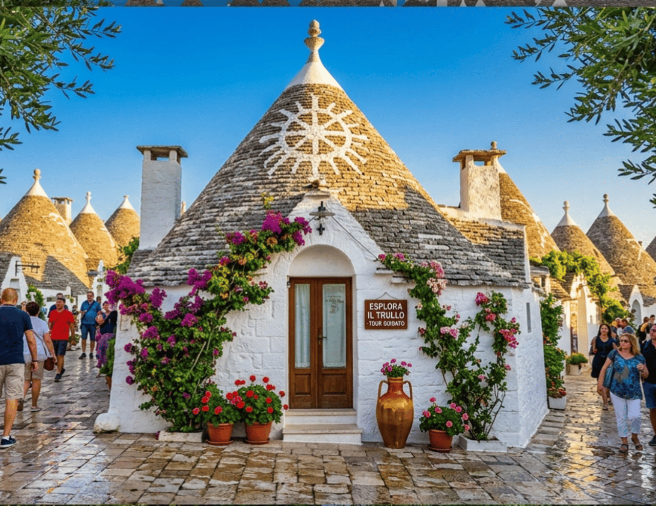 Ostuni: Alberobello, Locorotondo, Ostuni, Führung & Brunch