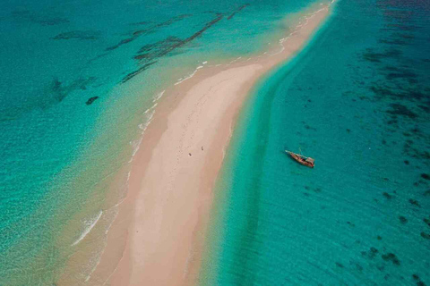 Steinstadt und Nakupenda Sandbank