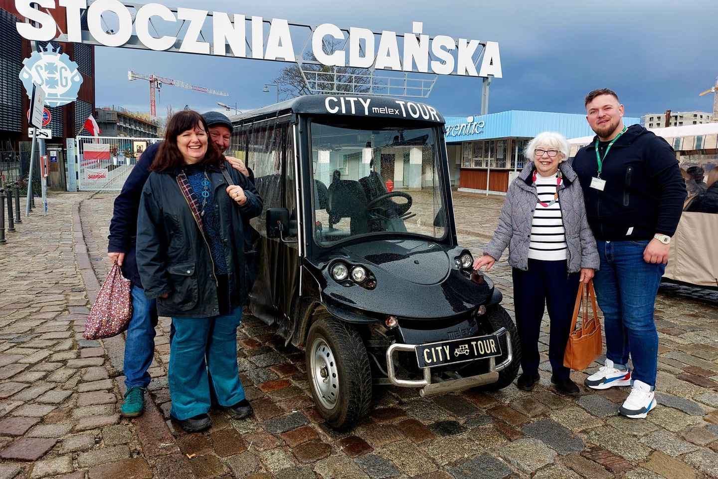 格但斯克高尔夫车城市观光之旅：60分钟现场导游体验