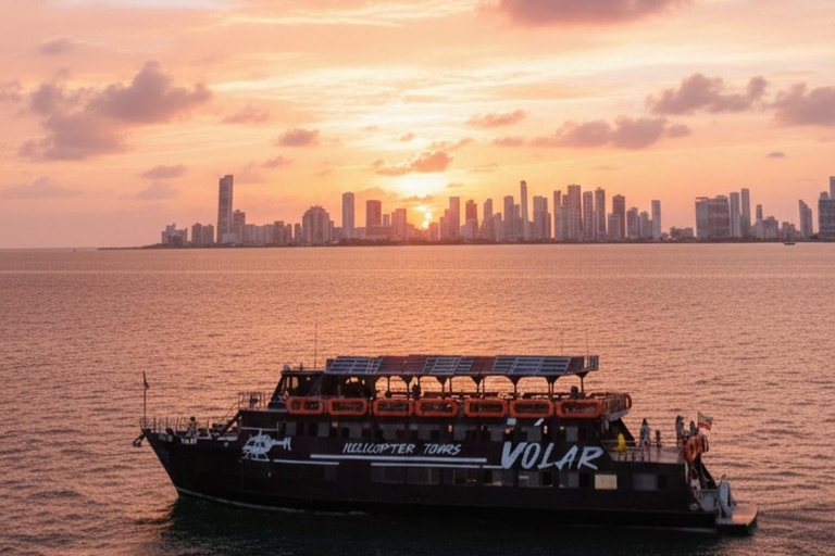 Private Tuk-Tuk City Tour + Shared Cartagena Bay Sunset Cartagena: Private Guided City Tour by Tuk-Tuk