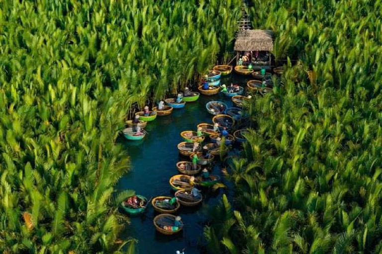 Hoi An: Basket Boat Ride in the Coconut Forest Tour experience include option hotel Pick up and Drop-off