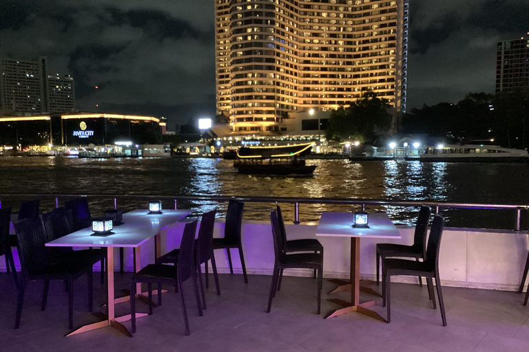 Luxury White Cruise &Premium View &Complimentary Beer & Win White Orchid Dinner on Chao Phraya with Complimentary Beer