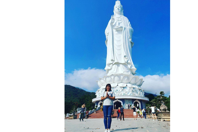 Verken Lady Buddha, Marble Mountains en Am Phu CaveGedeelde ochtendtour met lunch