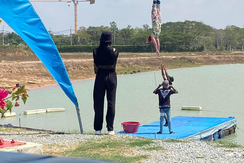 Pattaya: Tallest 60m Bungy Jump in Thailand over the Lake